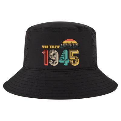 Vintage 1945 Sun Wilderness 80th Birthday Cool Comfort Performance Bucket Hat