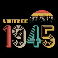 Vintage 1945 Sun Wilderness 80th Birthday Backpack