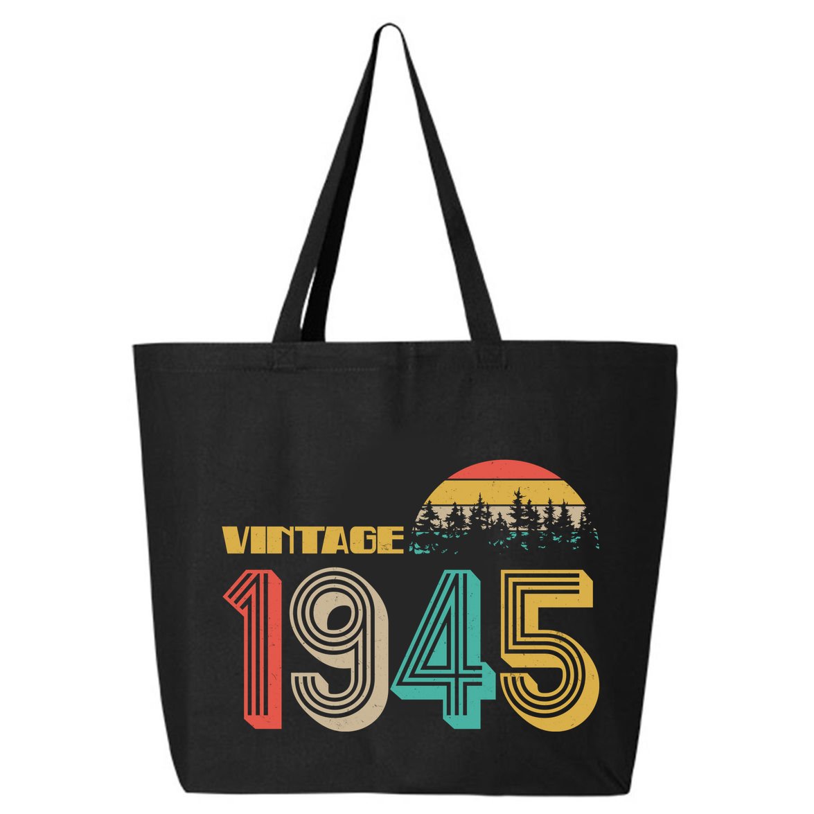 Vintage 1945 Sun Wilderness 80th Birthday 25L Jumbo Tote