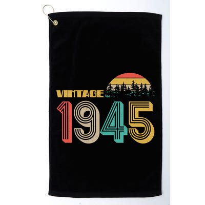 Vintage 1945 Sun Wilderness 80th Birthday Golf Towel