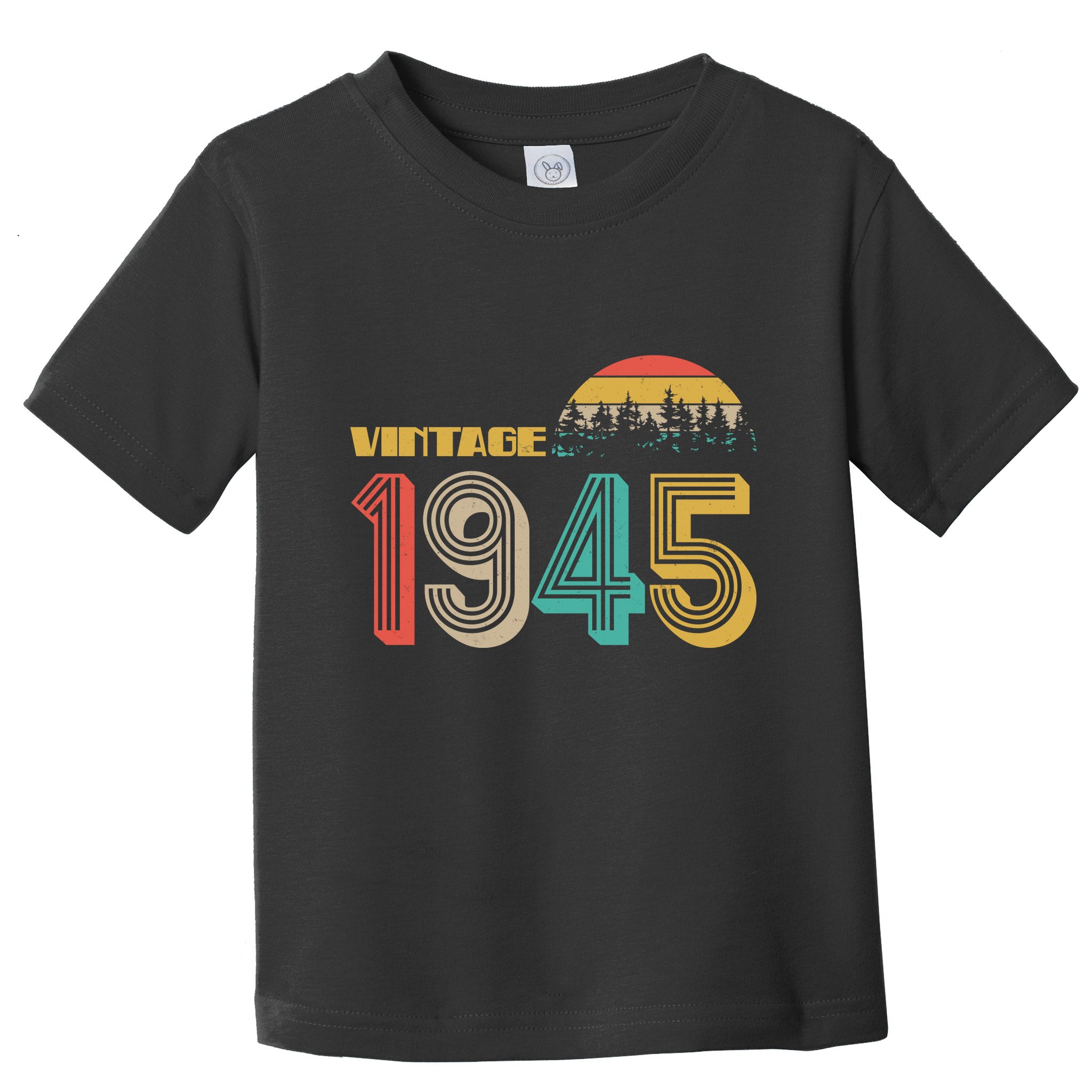 Vintage 1945 Sun Wilderness 80th Birthday Toddler T-Shirt