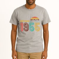 Vintage 1955 Sun Wilderness 70th Birthday Tall T-Shirt