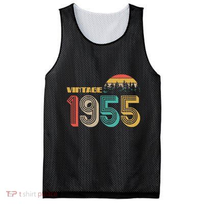 Vintage 1955 Sun Wilderness 70th Birthday Mesh Reversible Basketball Jersey Tank