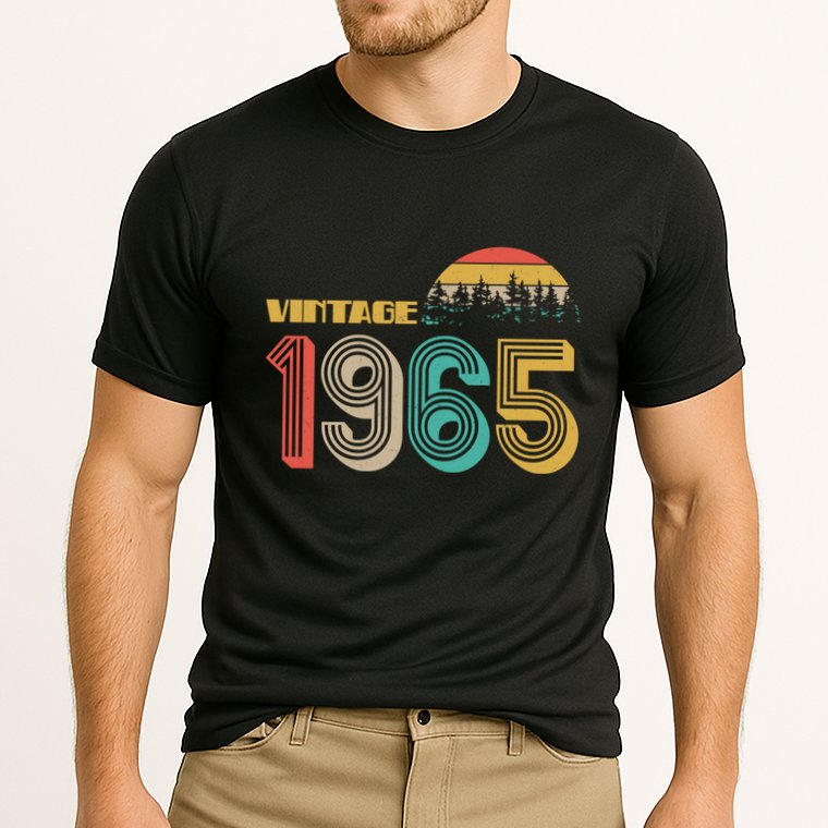 Vintage 1965 Sun Wilderness 60th Birthday Cooling Performance Crew T-Shirt