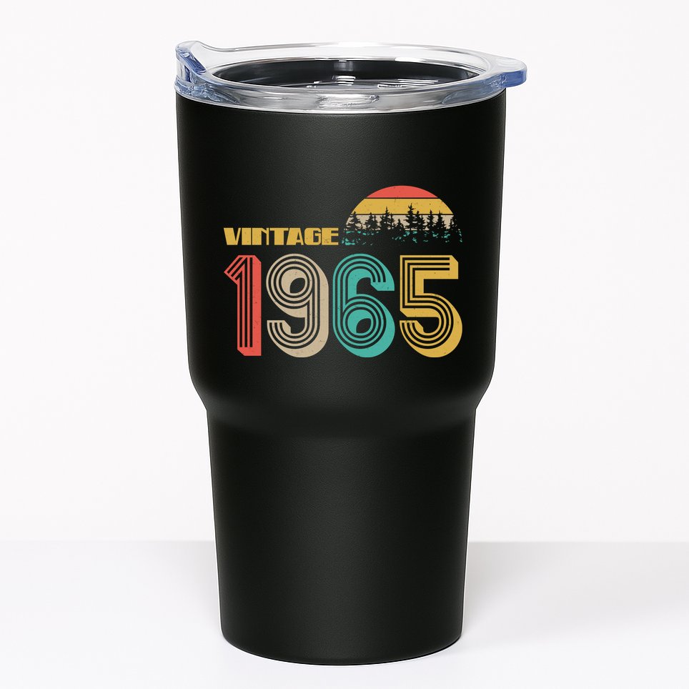 Vintage 1965 Sun Wilderness 60th Birthday Tumbler