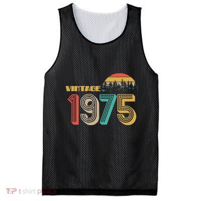 Vintage 1975 Sun Wilderness 50th Birthday Mesh Reversible Basketball Jersey Tank