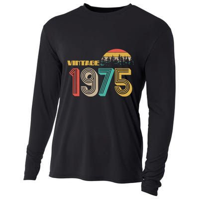Vintage 1975 Sun Wilderness 50th Birthday Cooling Performance Long Sleeve Crew
