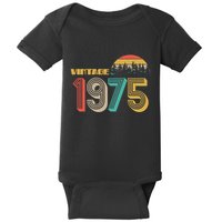 Vintage 1975 Sun Wilderness 50th Birthday Baby Bodysuit