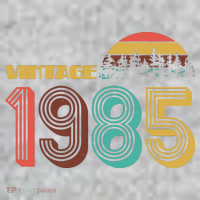 Vintage 1985 Sun Wilderness 40th Birthday Tall T-Shirt