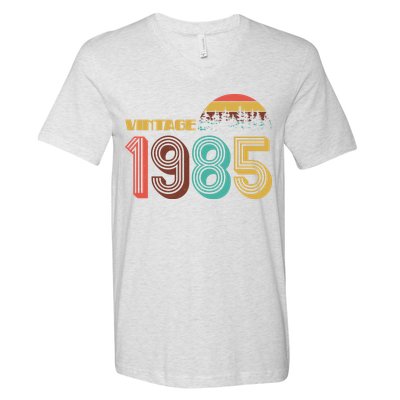 Vintage 1985 Sun Wilderness 40th Birthday V-Neck T-Shirt