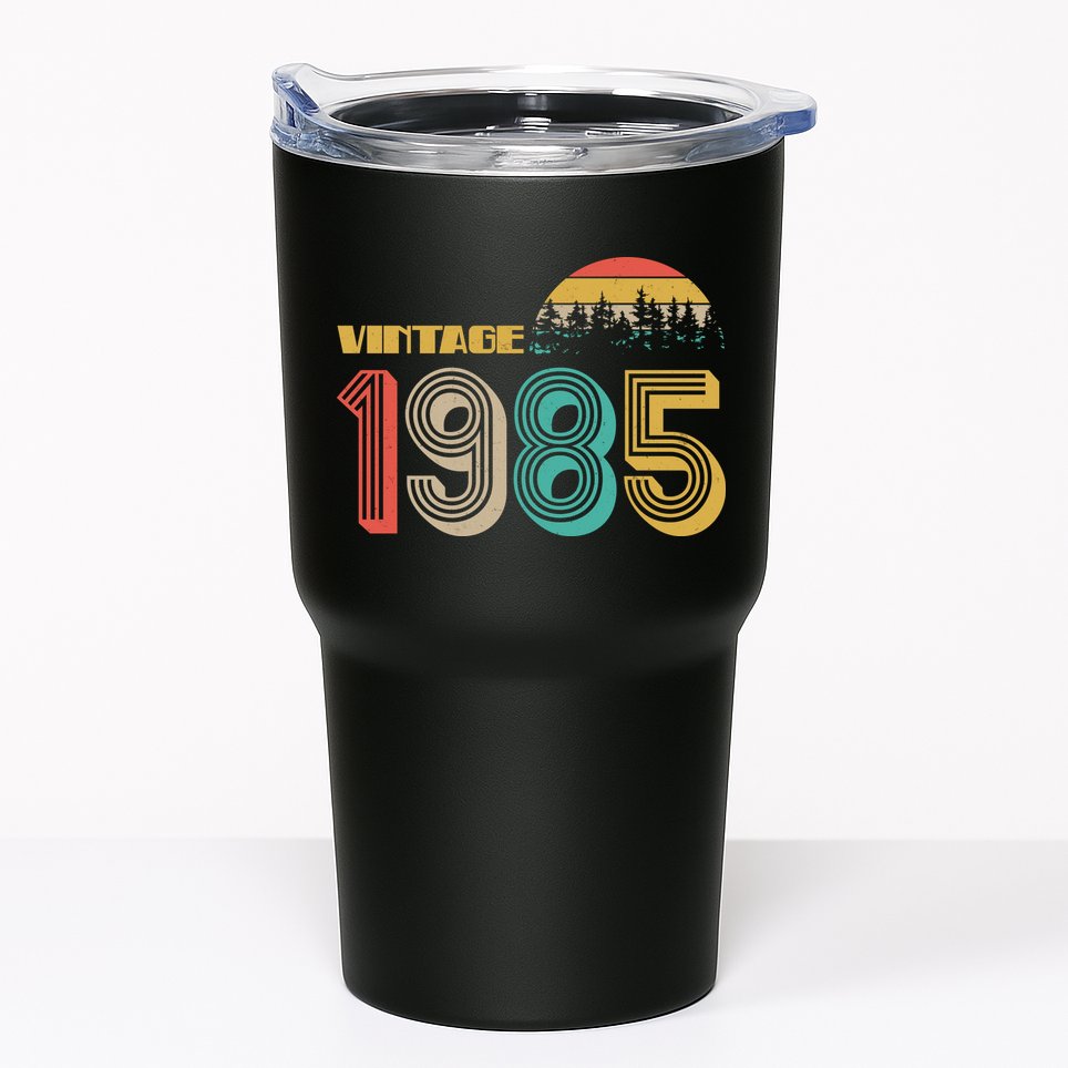 Vintage 1985 Sun Wilderness 40th Birthday Tumbler