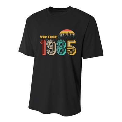 Vintage 1985 Sun Wilderness 40th Birthday Youth Performance Sprint T-Shirt