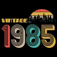 Vintage 1985 Sun Wilderness 40th Birthday Womens Tank Top