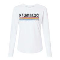 Vintage 1980s Style Kalamazoo Michigan Womens Cotton Relaxed Long Sleeve T-Shirt