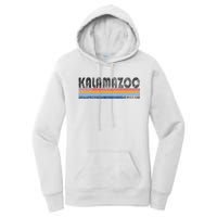 Vintage 1980s Style Kalamazoo Michigan Women's Pullover Hoodie