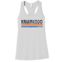 Vintage 1980s Style Kalamazoo Michigan Women's Racerback Tank