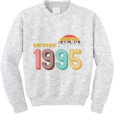 Vintage 1995 Sun Wilderness 30th Birthday Kids Sweatshirt