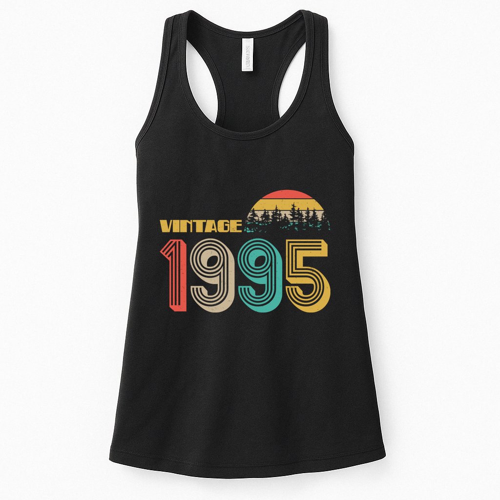 Vintage 1995 Sun Wilderness 30th Birthday Womens Tank Top