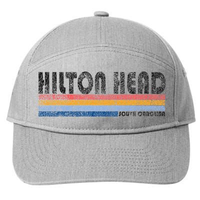 Vintage 1980s Style Hilton Head South Carolina 7-Panel Snapback Hat