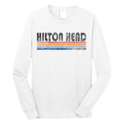 Vintage 1980s Style Hilton Head South Carolina Long Sleeve Shirt