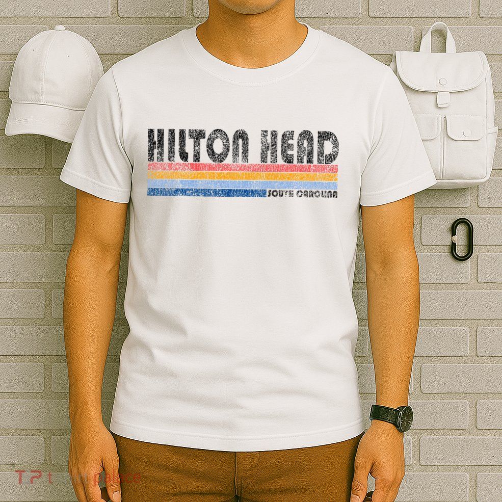Vintage 1980s Style Hilton Head South Carolina T-Shirt