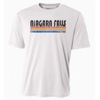 Vintage 1980s Style Niagara Falls Ny Cooling Performance Crew T-Shirt