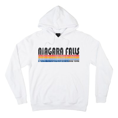 Vintage 1980s Style Niagara Falls Ny Hoodie