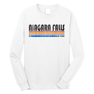 Vintage 1980s Style Niagara Falls Ny Long Sleeve Shirt