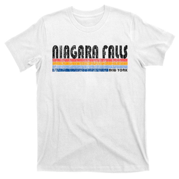 Vintage 1980s Style Niagara Falls Ny T-Shirt