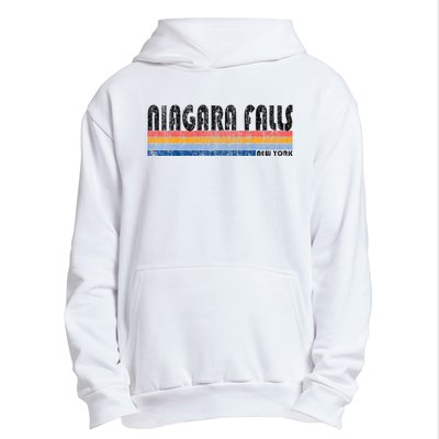 Vintage 1980s Style Niagara Falls Ny Urban Pullover Hoodie