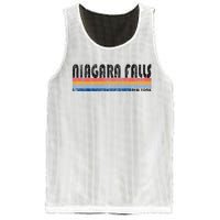 Vintage 1980s Style Niagara Falls Ny Mesh Reversible Basketball Jersey Tank