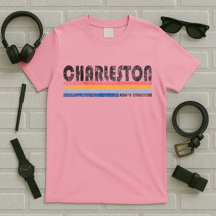 Vintage 1980s Style Charleston South Carolina T-Shirt
