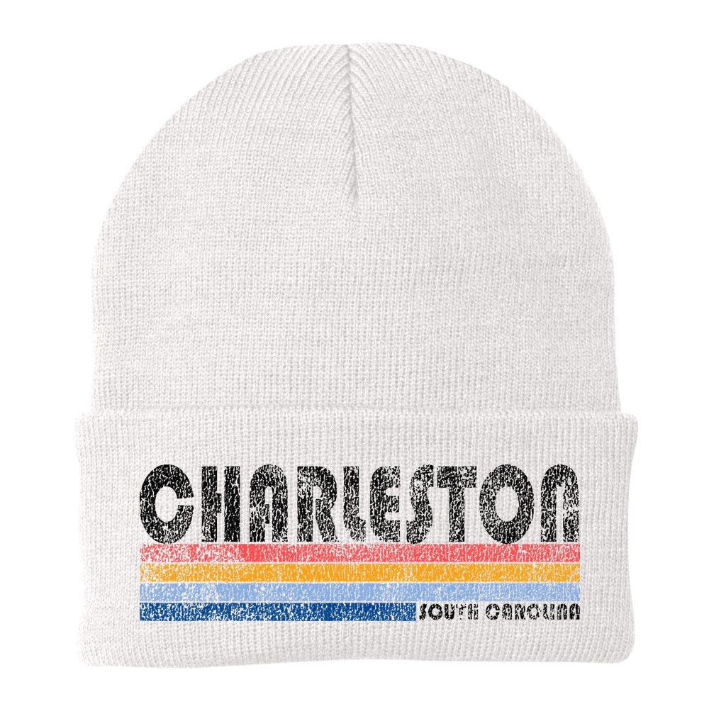 Vintage 1980s Style Charleston South Carolina Beanie