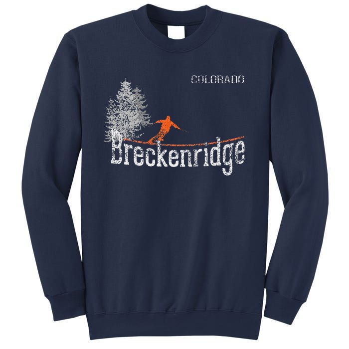 Vintage 1980s Style Breckenridge CO Skiing Sweatshirt