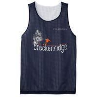 Vintage 1980s Style Breckenridge CO Skiing Mesh Reversible Basketball Jersey Tank