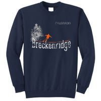 Vintage 1980s Style Breckenridge CO Skiing Tall Sweatshirt