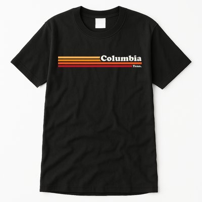 Vintage 1980s Style Columbia Tennessee Tall T-Shirt