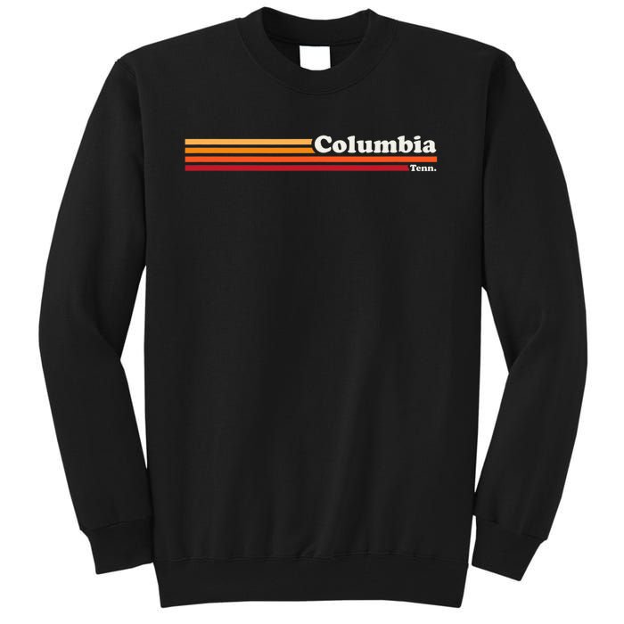 Vintage 1980s Style Columbia Tennessee Tall Sweatshirt