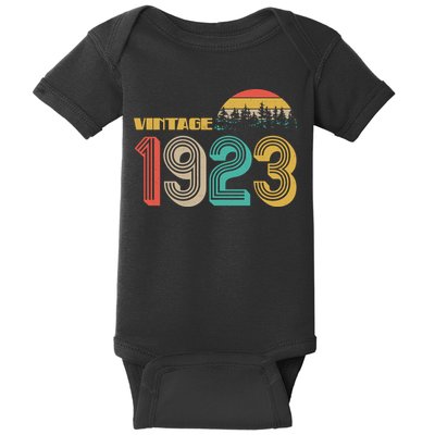 Vintage 1923 Sun Wilderness 100th Birthday Baby Bodysuit