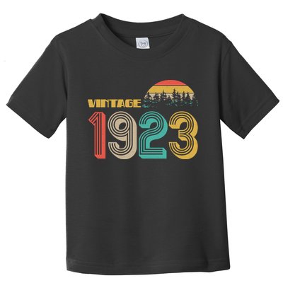 Vintage 1923 Sun Wilderness 100th Birthday Toddler T-Shirt