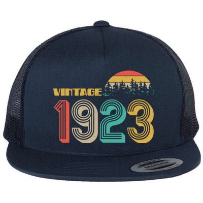 Vintage 1923 Sun Wilderness 100th Birthday Flat Bill Trucker Hat