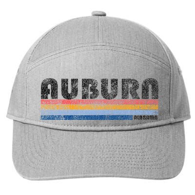 Vintage 1980s Style Auburn Alabama 7-Panel Snapback Hat