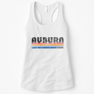 Vintage 1980s Style Auburn Alabama Womens Tank Top