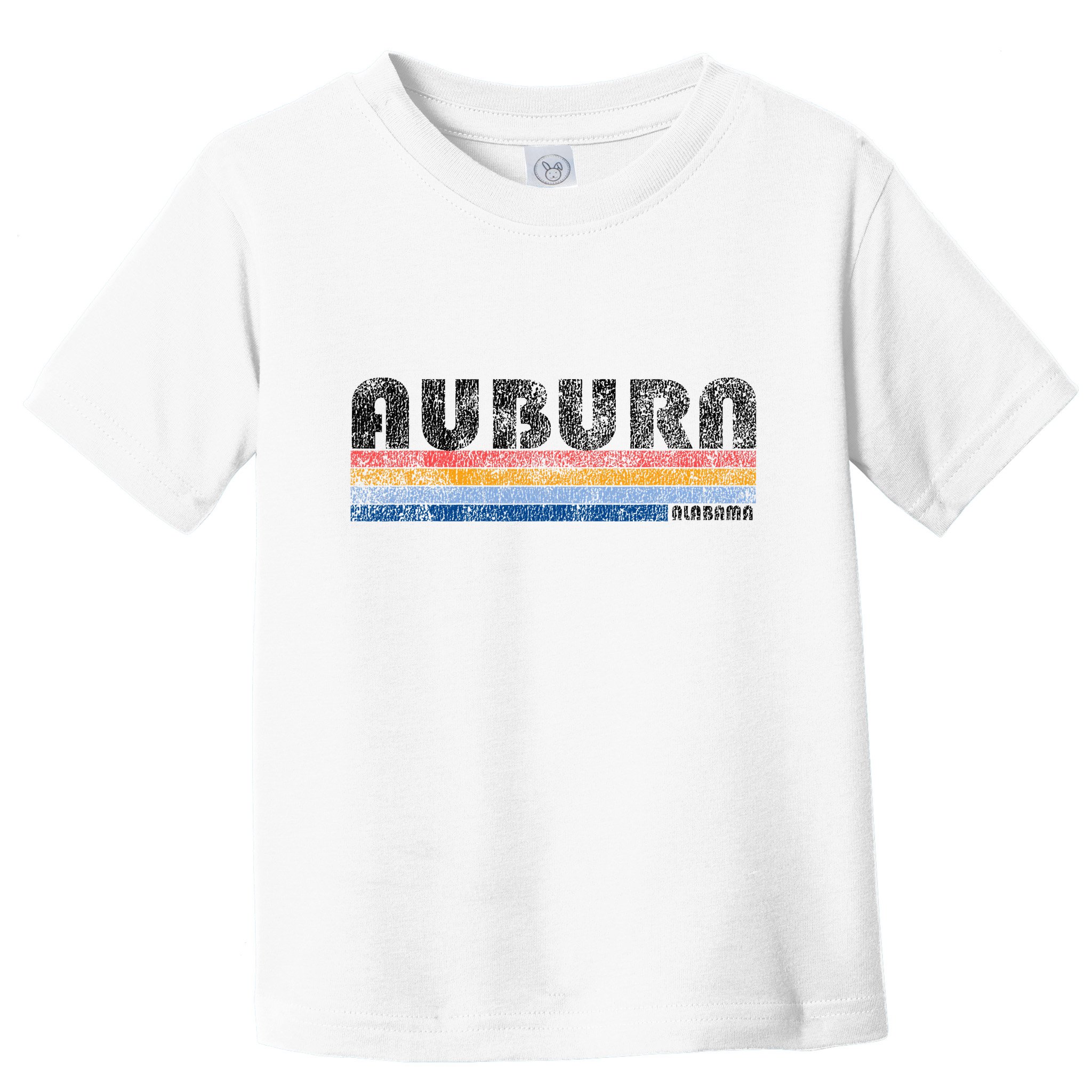 Vintage 1980s Style Auburn Alabama Toddler T-Shirt