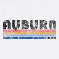 Vintage 1980s Style Auburn Alabama Toddler T-Shirt