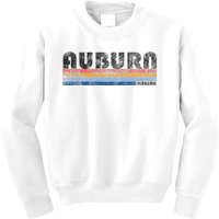 Vintage 1980s Style Auburn Alabama Kids Sweatshirt