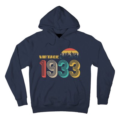 Vintage 1933 Sun Wilderness 90th Birthday Hoodie