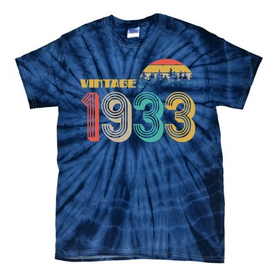 Vintage 1933 Sun Wilderness 90th Birthday Tie-Dye T-Shirt