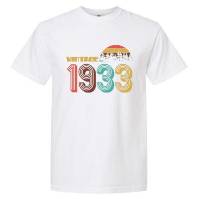 Vintage 1933 Sun Wilderness 90th Birthday Garment-Dyed Heavyweight T-Shirt