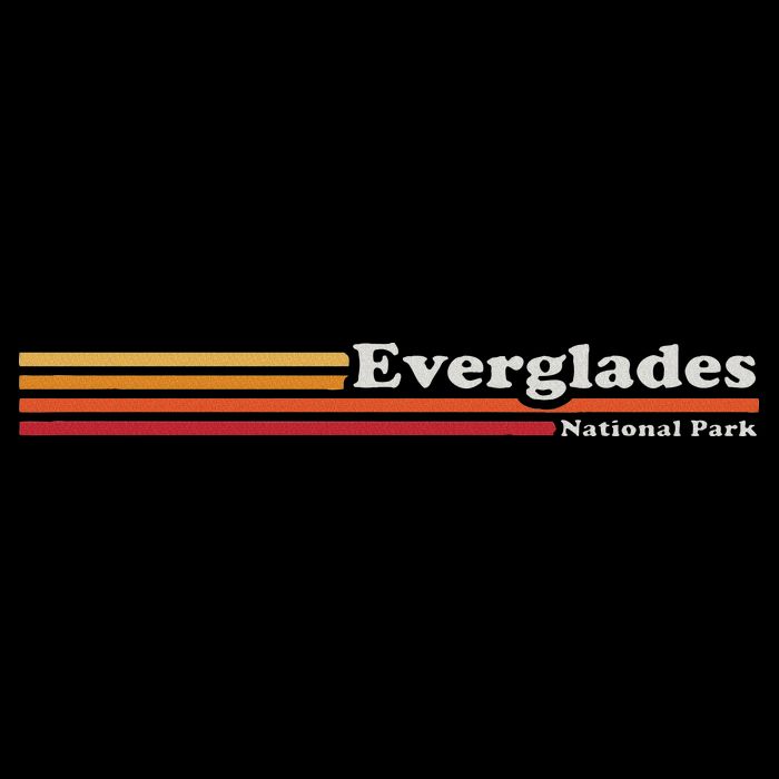 Vintage 1980s Style Everglades National Park Womens T-Shirt